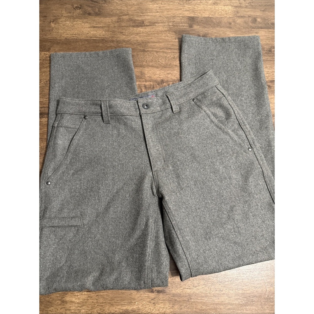 Ibex Merino Wool 5 Pocket Mens Pants 34x33 Hiking Gorpcore Quiet Luxury Gray